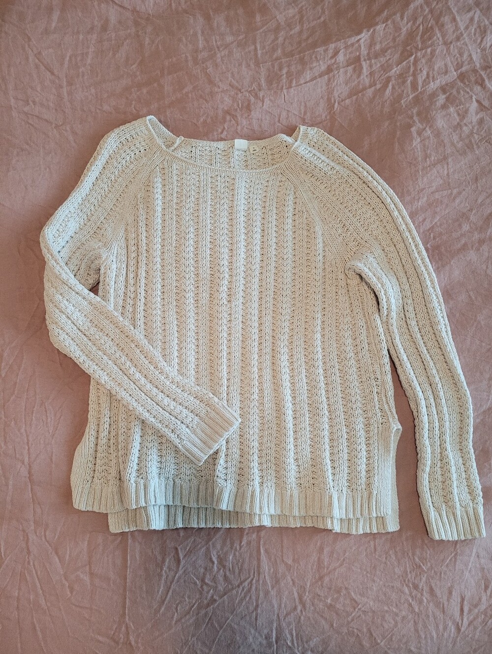 Cream Cable Knit Sweater